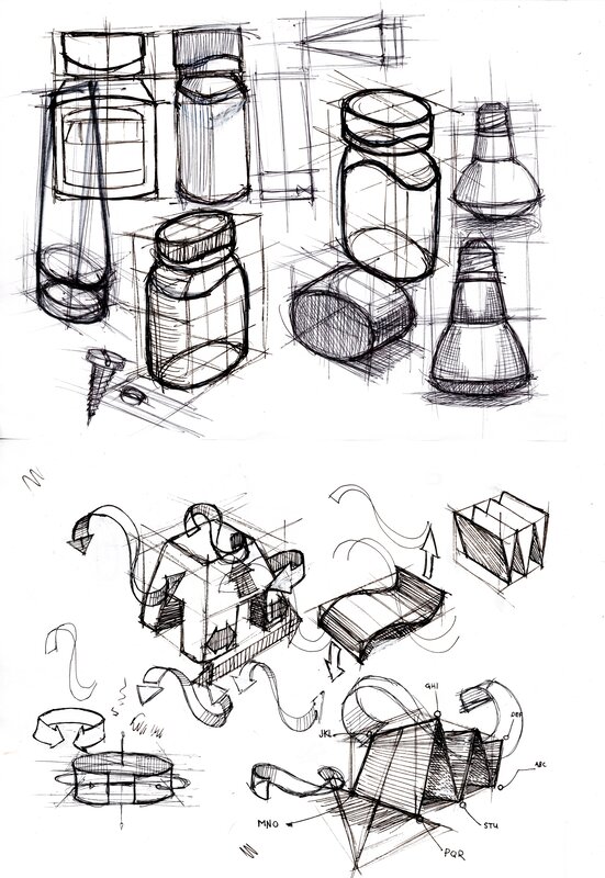 an image of sketches