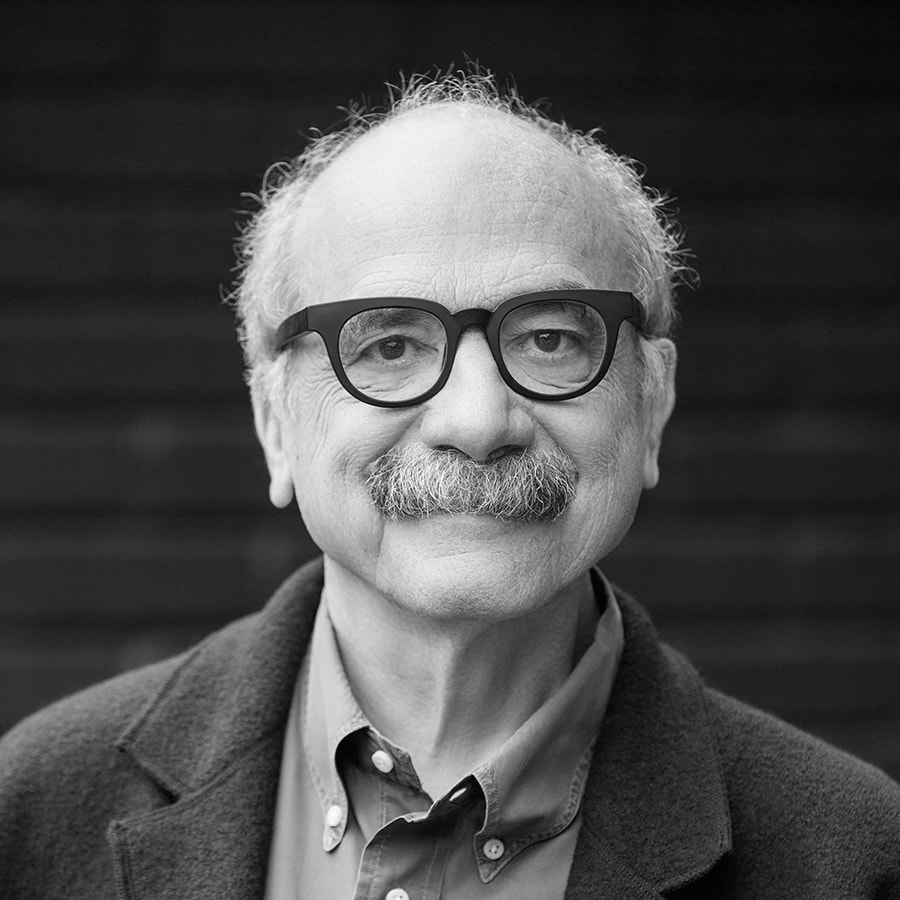 A portrait photograph of David Kelley of IDEO
